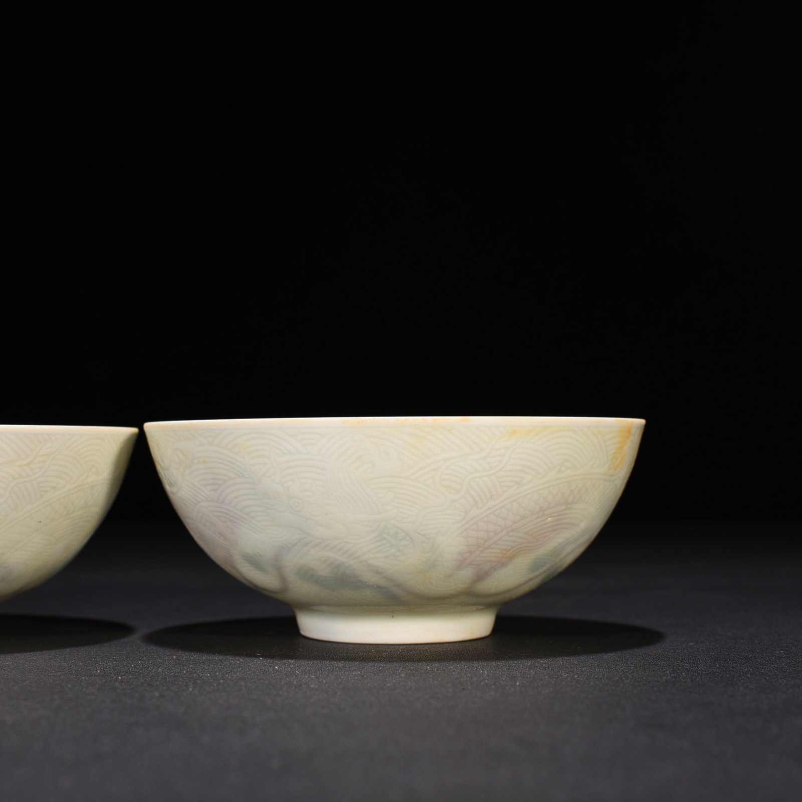 Ming Dynasty Chenghua floral okra thin bowl