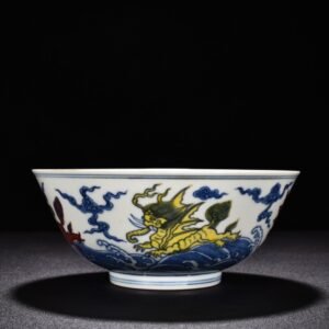 Ming Dynasty Chenghua flying elephant bowl