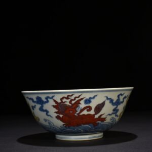 Ming Dynasty Chenghua flying elephant bowl