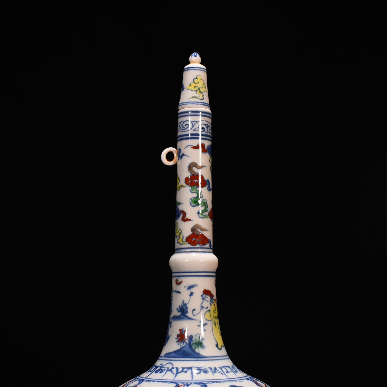 Ming Dynasty Chenghua Gaoshi character gallbladder vase