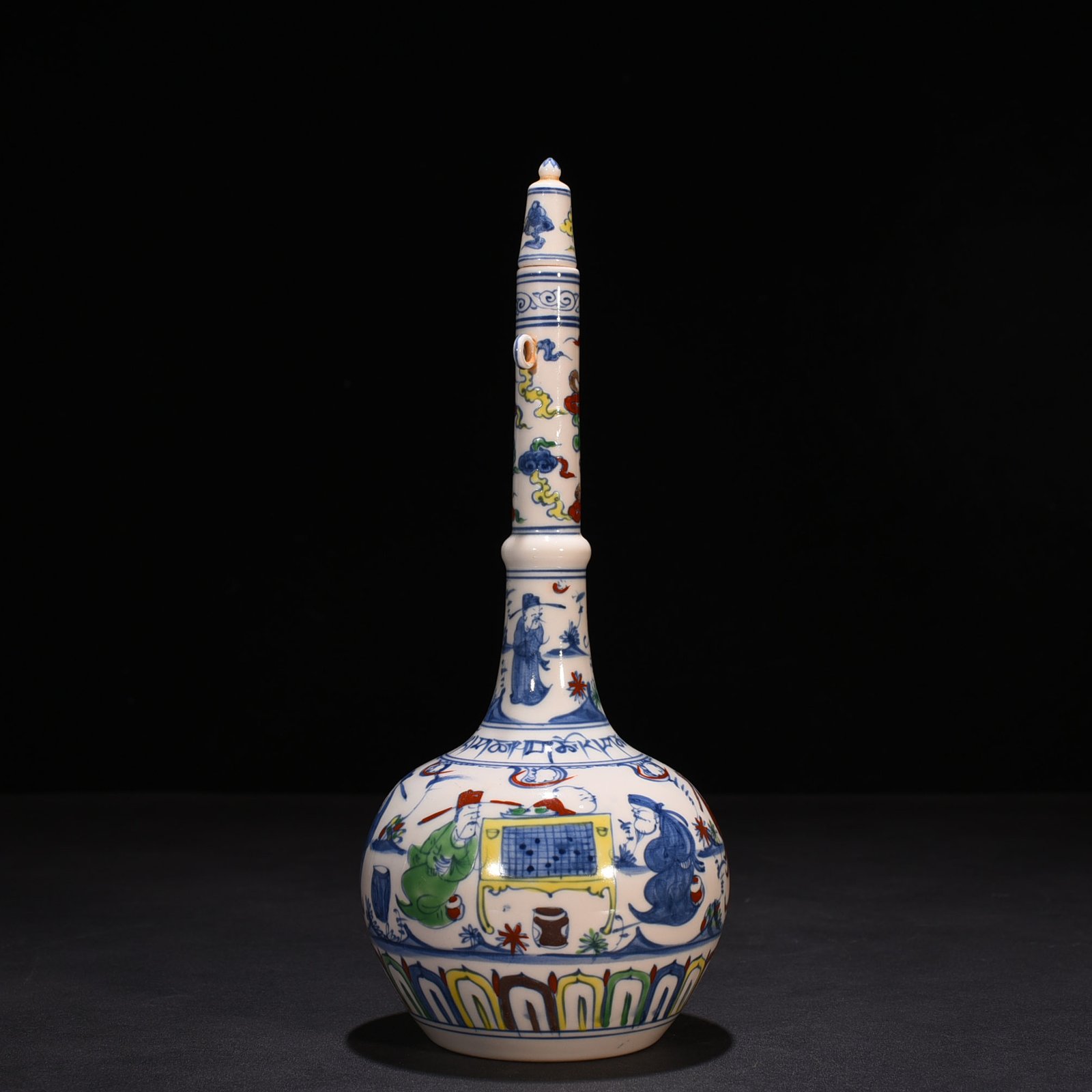 Ming Dynasty Chenghua Gaoshi character gallbladder vase