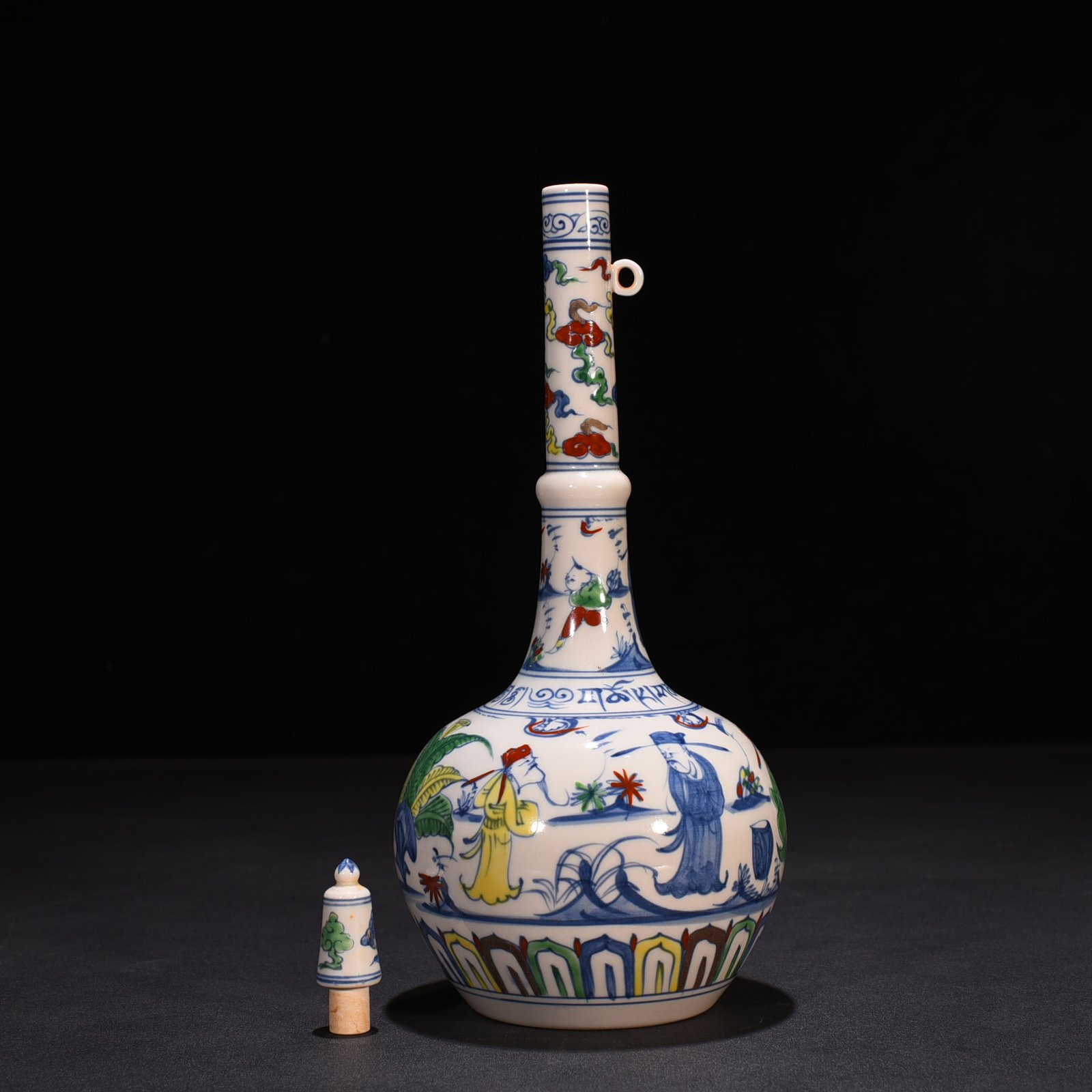 Ming Dynasty Chenghua Gaoshi character gallbladder vase