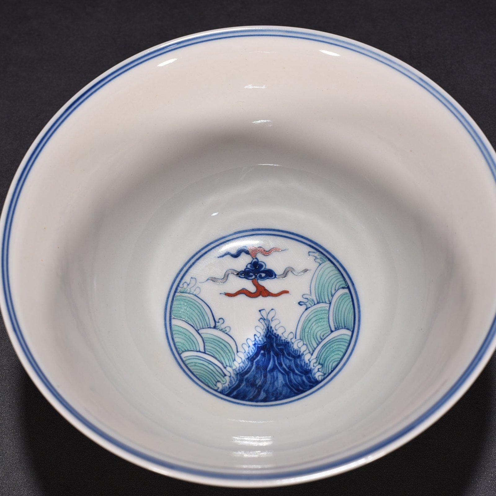 Ming Dynasty Chenghua Colorful Qilin Bowl