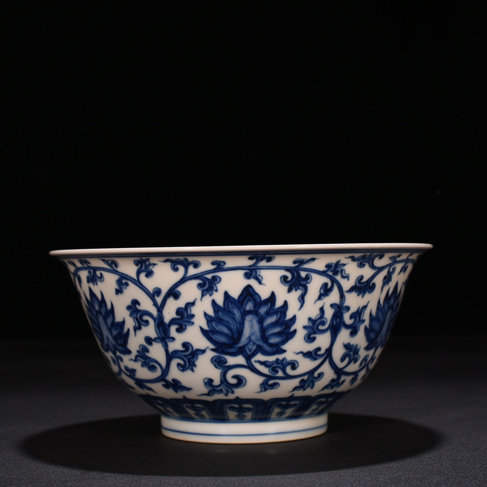 Ming Dynasty Chenghua blue and white bowl with lotus