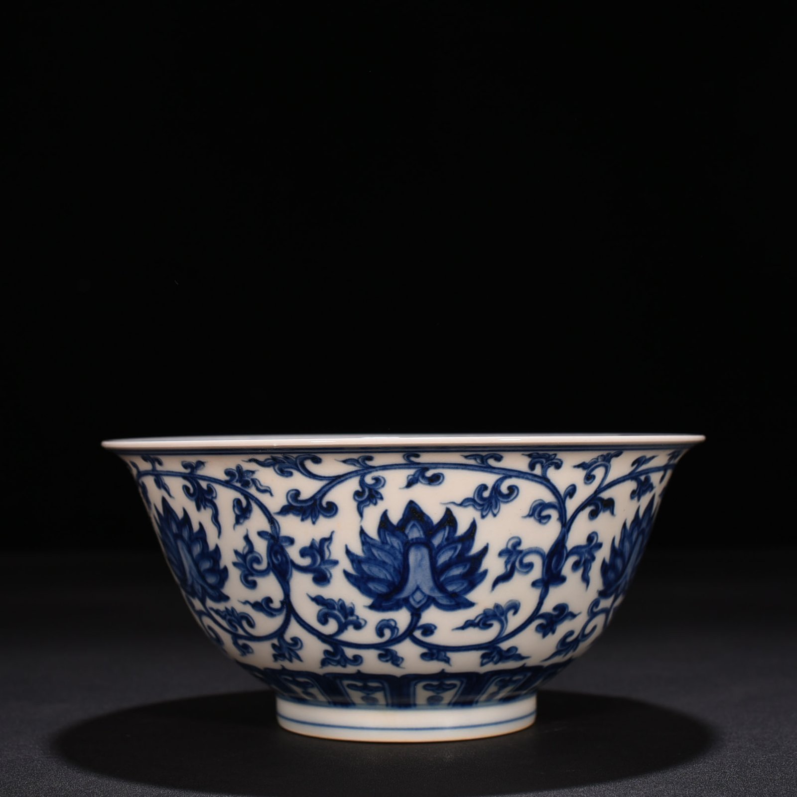 Ming Dynasty Chenghua blue and white bowl with lotus