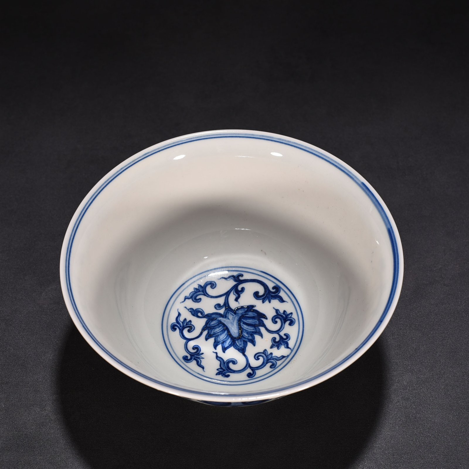 Ming Dynasty Chenghua blue and white bowl with lotus