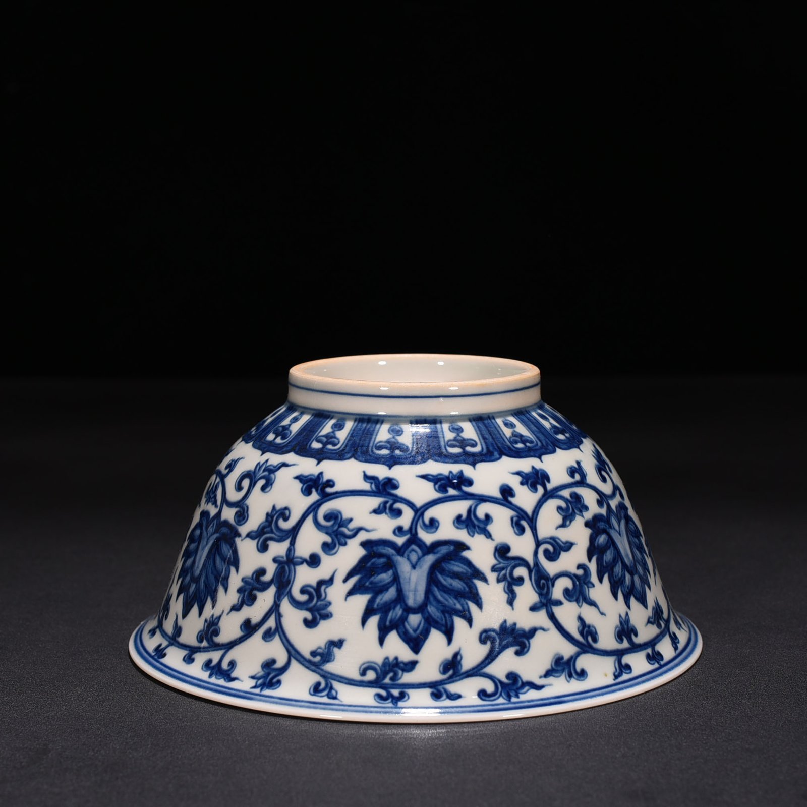 Ming Dynasty Chenghua blue and white bowl with lotus