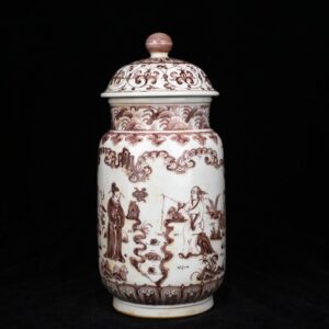 Ming Dynasty Zhengde underglaze red jar