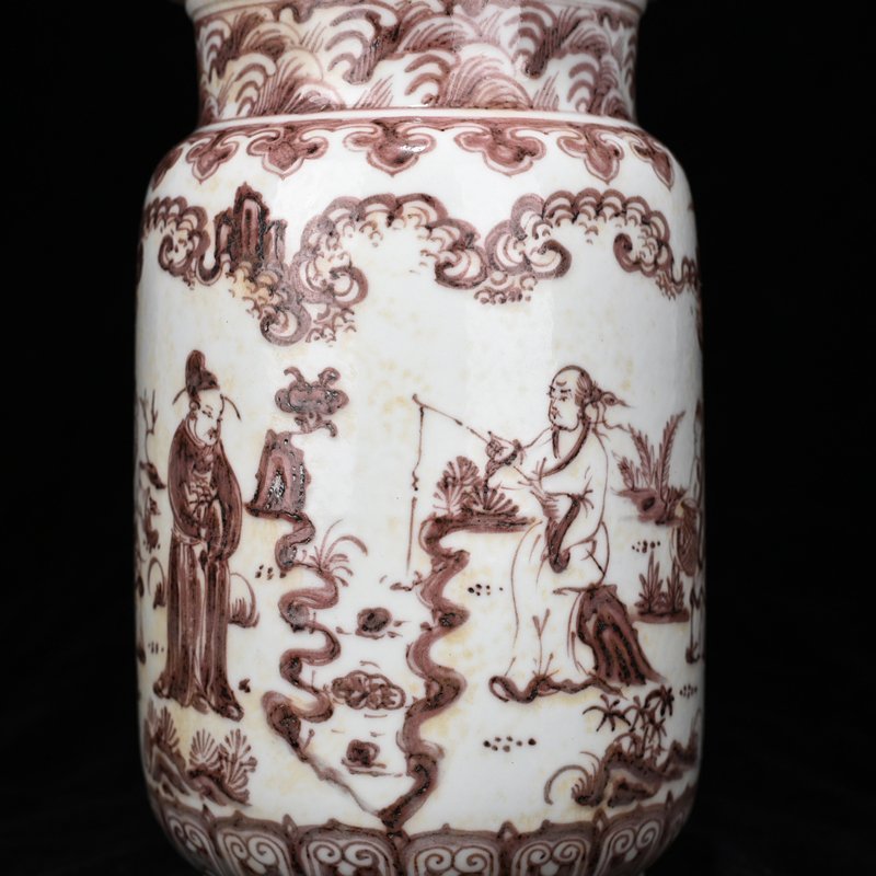 Ming Dynasty Zhengde underglaze red jar