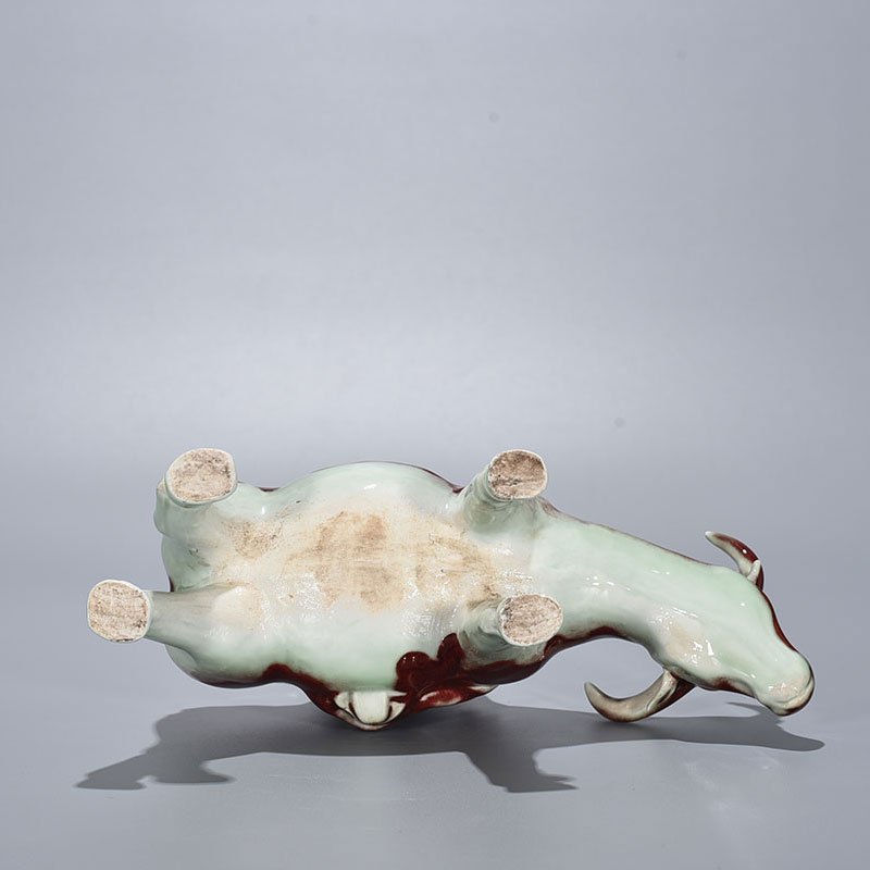 Ming Dynasty Yongle ruby ​​red glaze Laozi Chuanguan