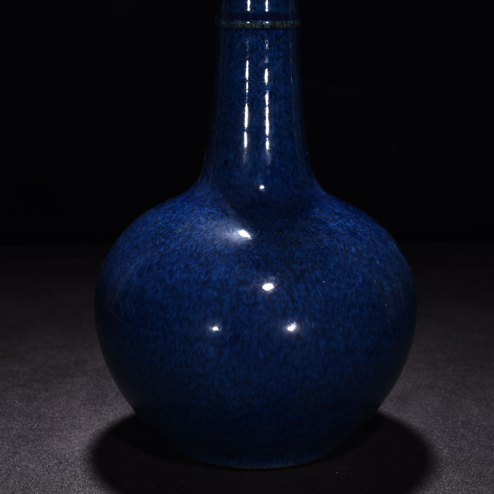 Ming Dynasty Yongle blue-glazed key bottles