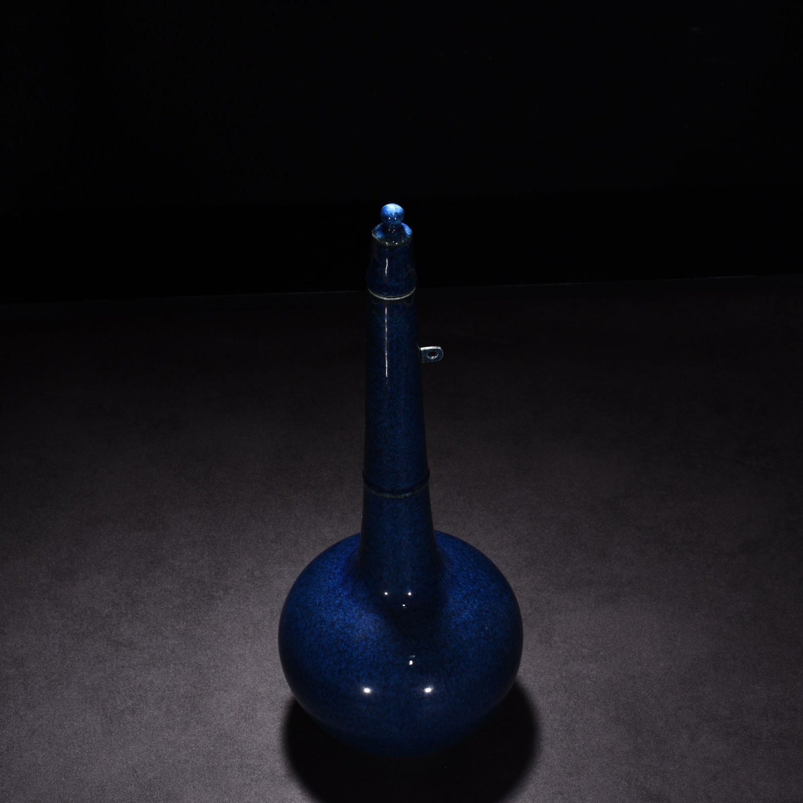 Ming Dynasty Yongle blue-glazed key bottles