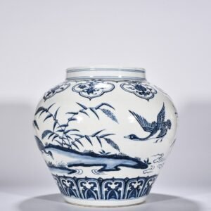 Ming Dynasty Yongle blue and white flying food jar