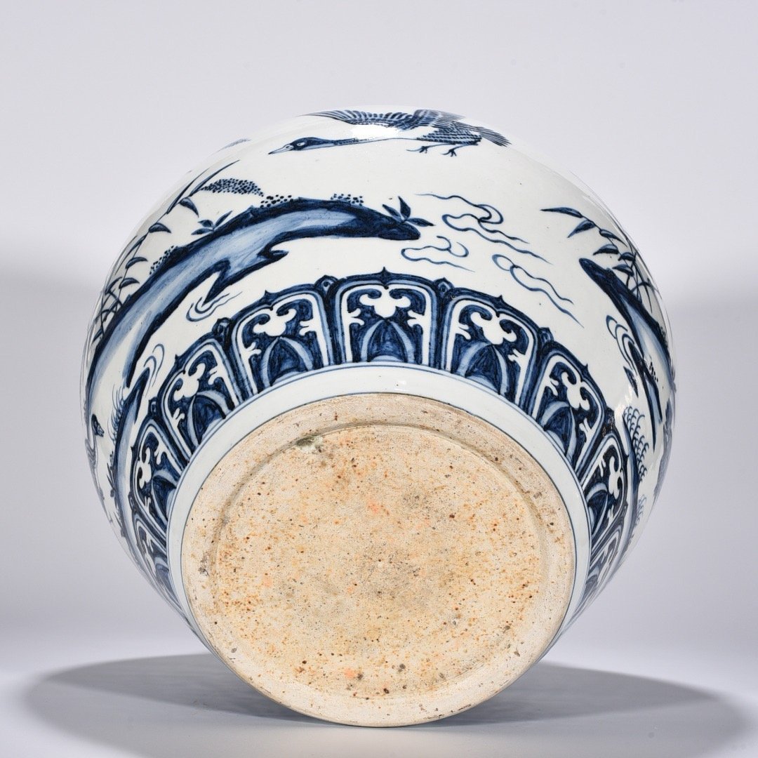 Ming Dynasty Yongle blue and white flying food jar