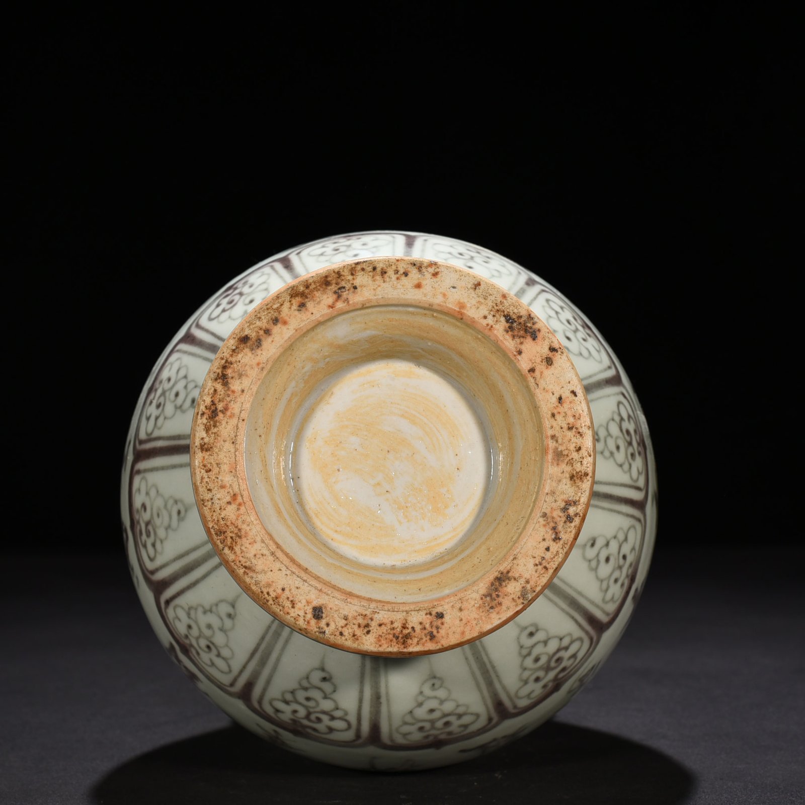 Ming Dynasty Hongwu underglaze red poetry amphora
