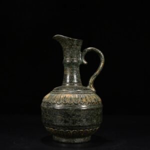 Qing Dynasty Qianlong bronze glaze flower pouring