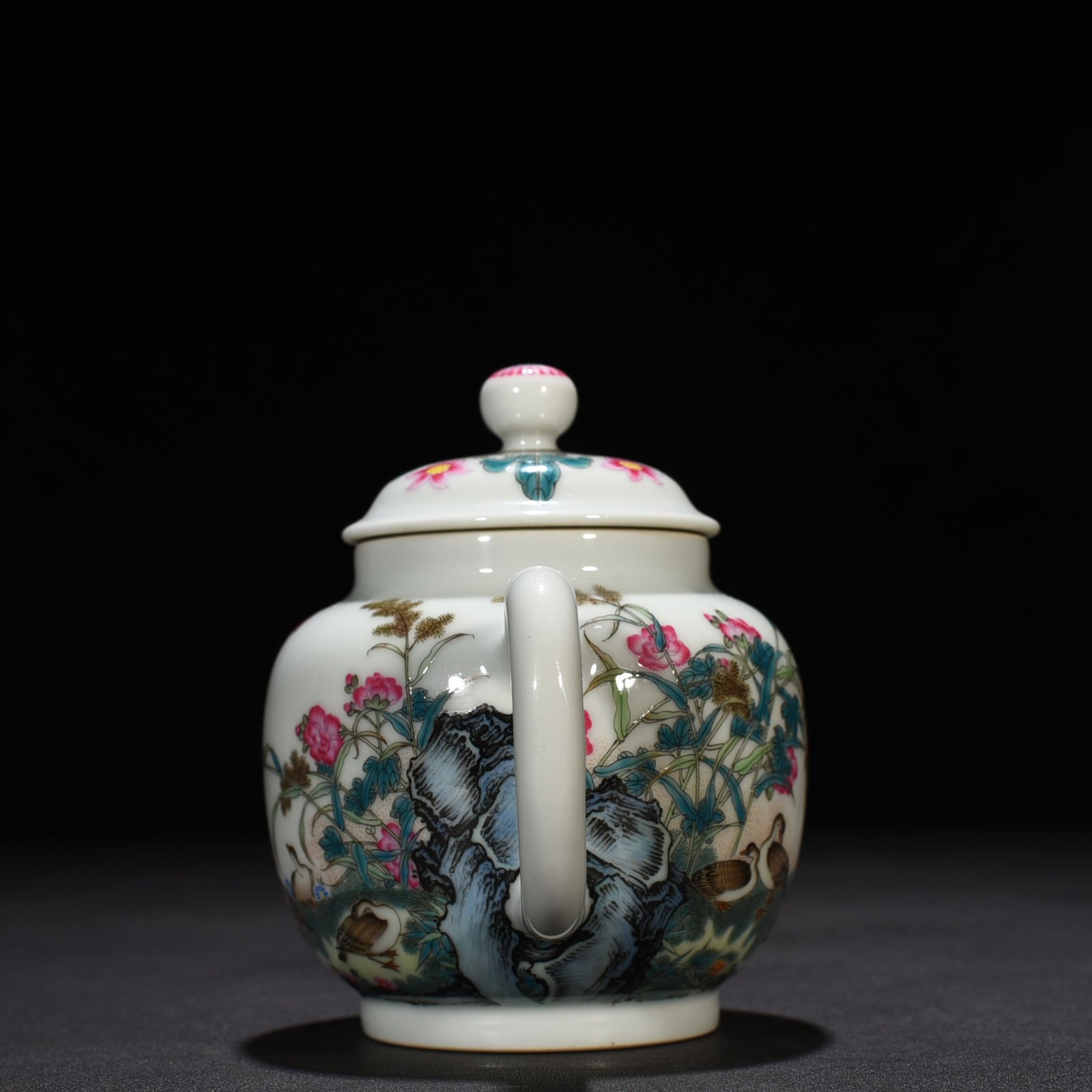 Qing Dynasty Qianlong enamel Fei food pot