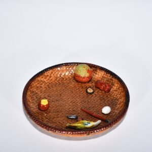 Qing Dynasty Qianlong Zhen Zongyuan bionic porcelain dustpan