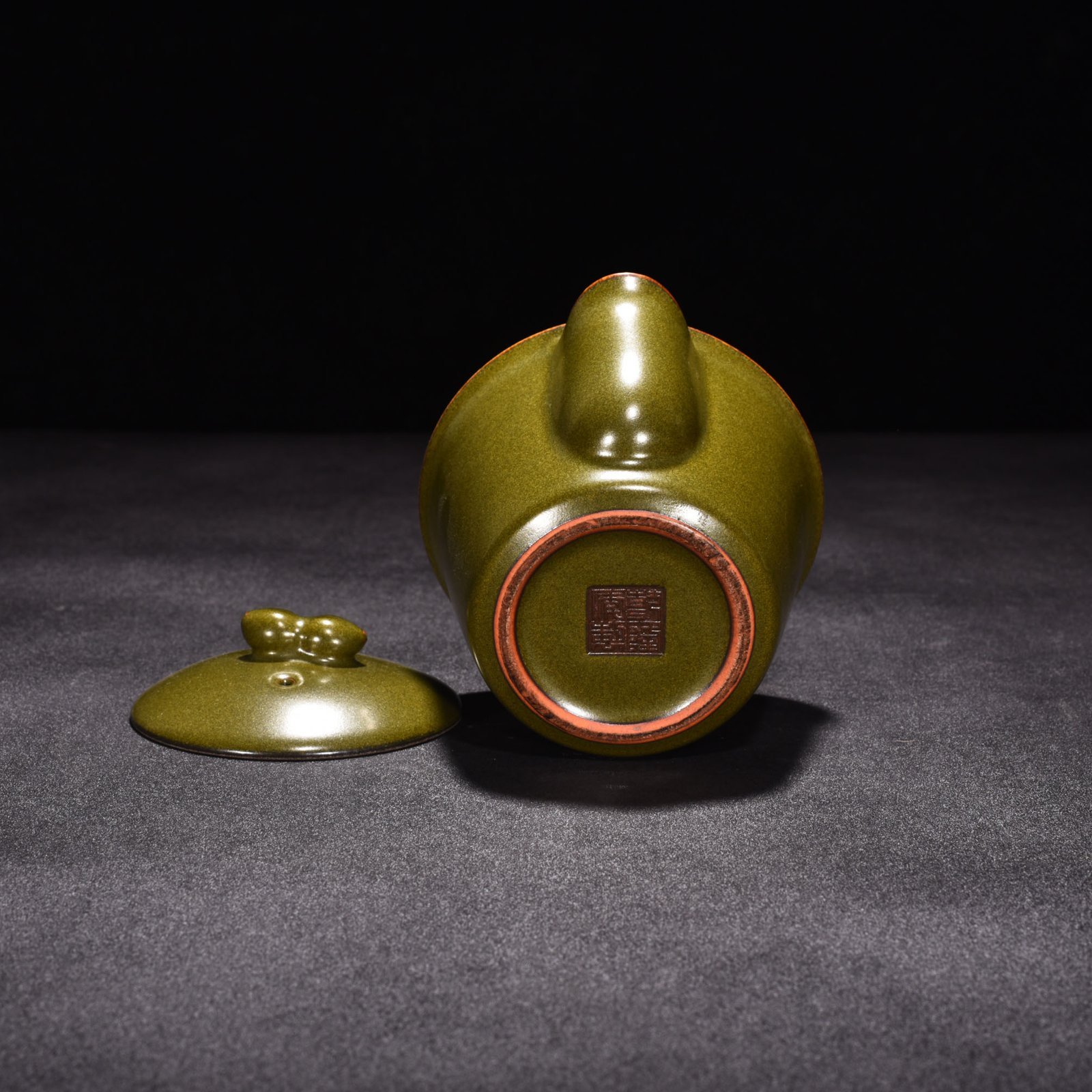 Qing Dynasty Qianlong tea glazed fair tea divider