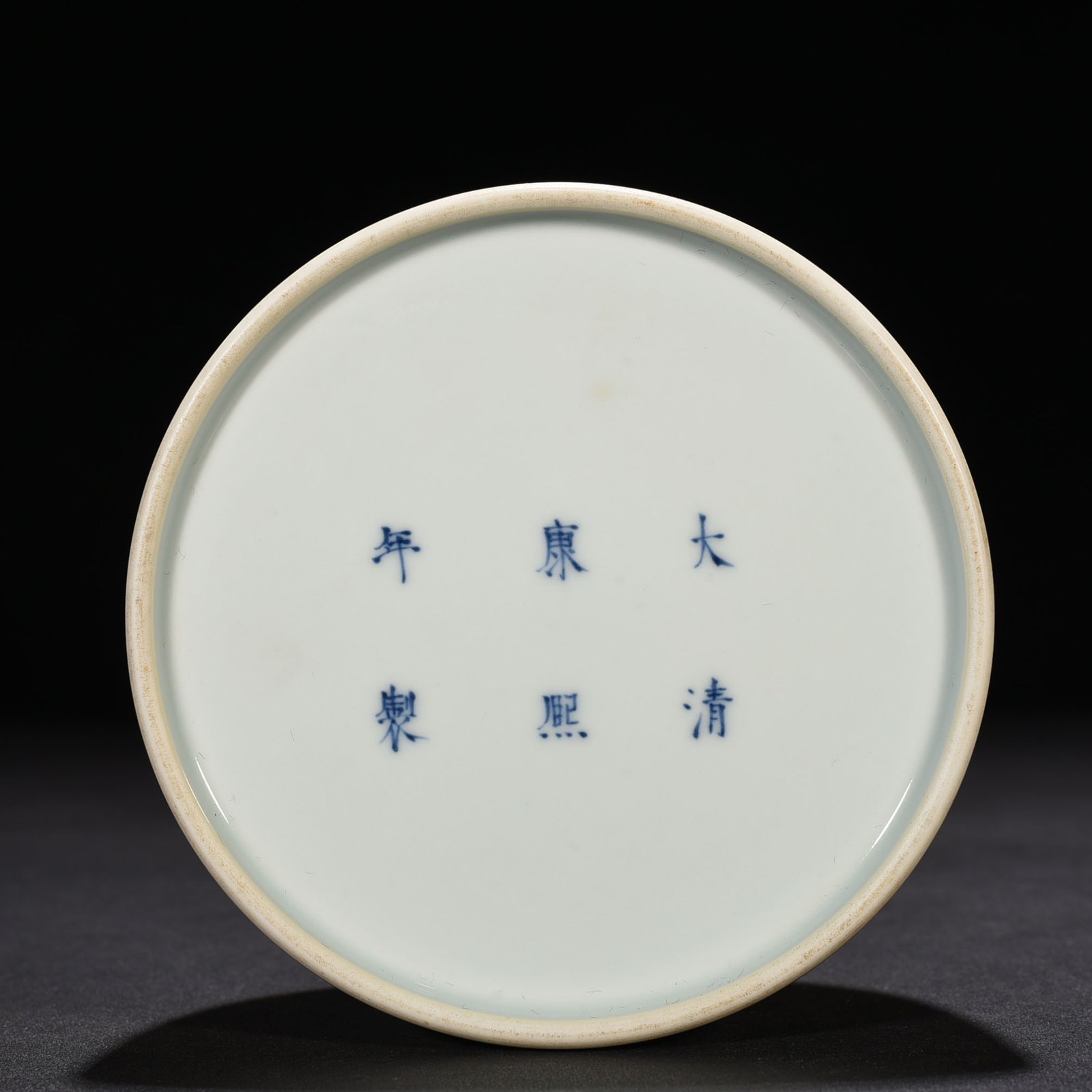 Qing Dynasty Kangxi Five-color Underglaze Red Flower
