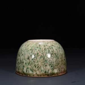 Qing Dynasty Kangxi Cowpea Red Beauty Drunken Horseshoe Zun