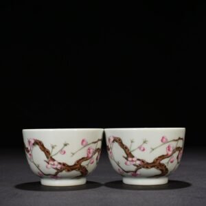 Qing Dynasty Daoguang Gengxu Xing Youhengtang pastel cup