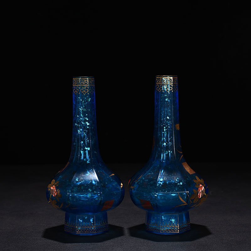 Qing Dynasty Emperor Yongzheng imperial glazed enamel pure vase