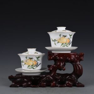 Qing Dynasty Yongzheng Imperial Enamel Fushou Covered Bowl