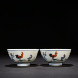 Qing Dynasty Yongzheng Doucai family portrait chicken bowl