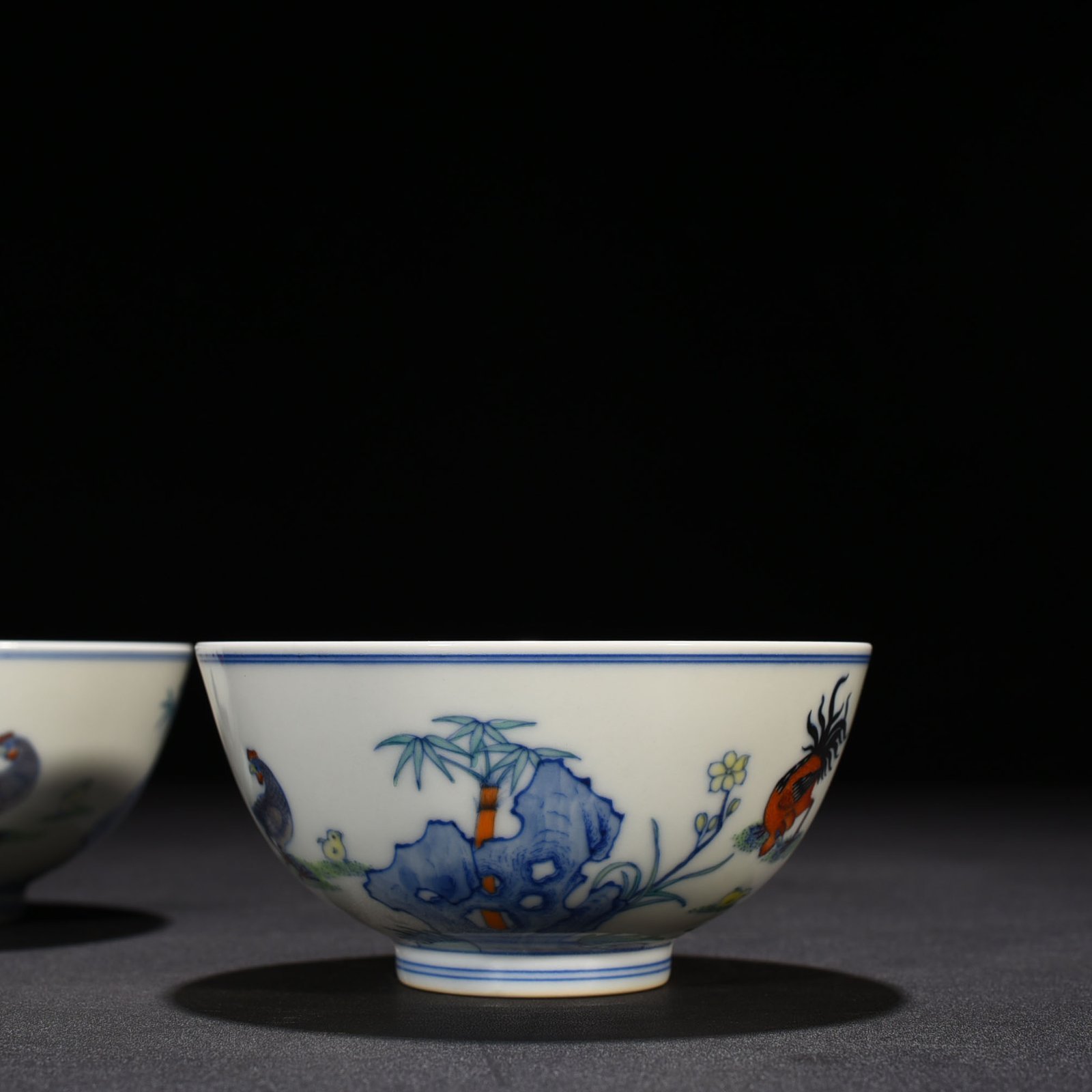 Qing Dynasty Yongzheng Doucai family portrait chicken bowl