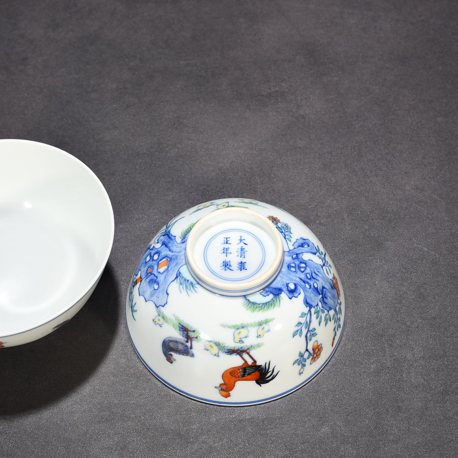 Qing Dynasty Yongzheng Doucai family portrait chicken bowl