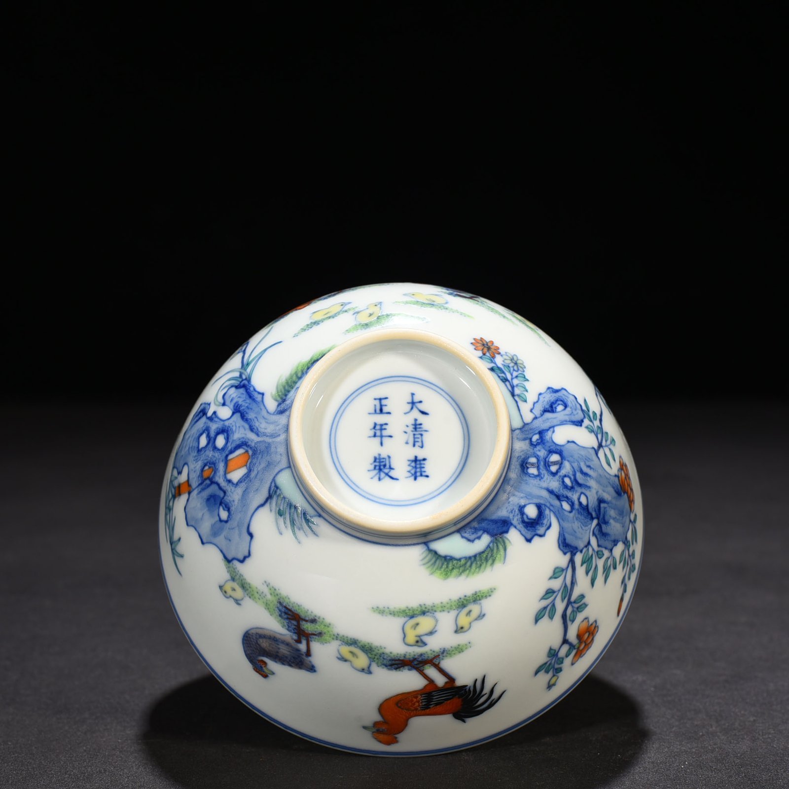 Qing Dynasty Yongzheng Doucai family portrait chicken bowl