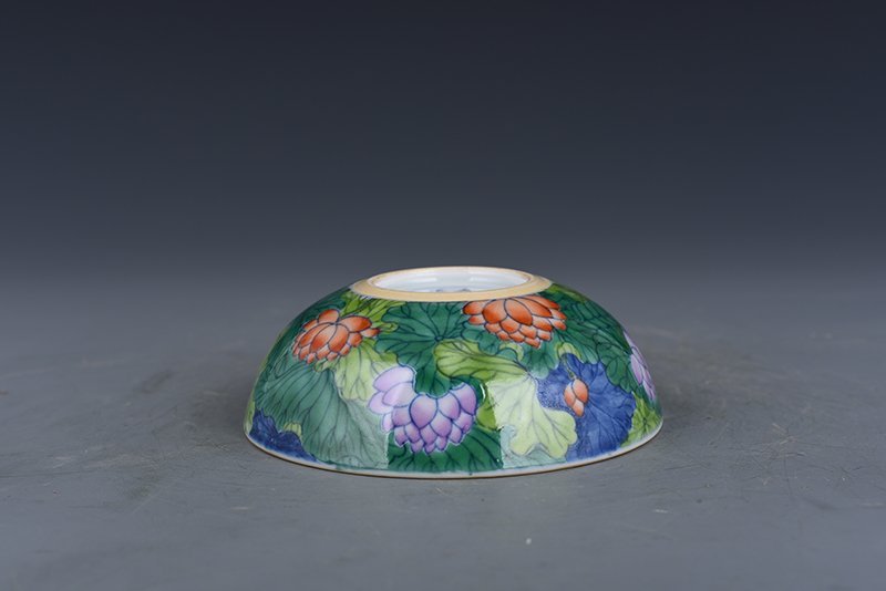 Qing Dynasty Yongzheng Doucai Lotus Lying Bowl