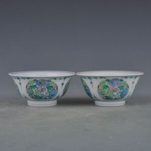 Qing Dynasty Yongzheng Doucai Chrysanthemum Bowl