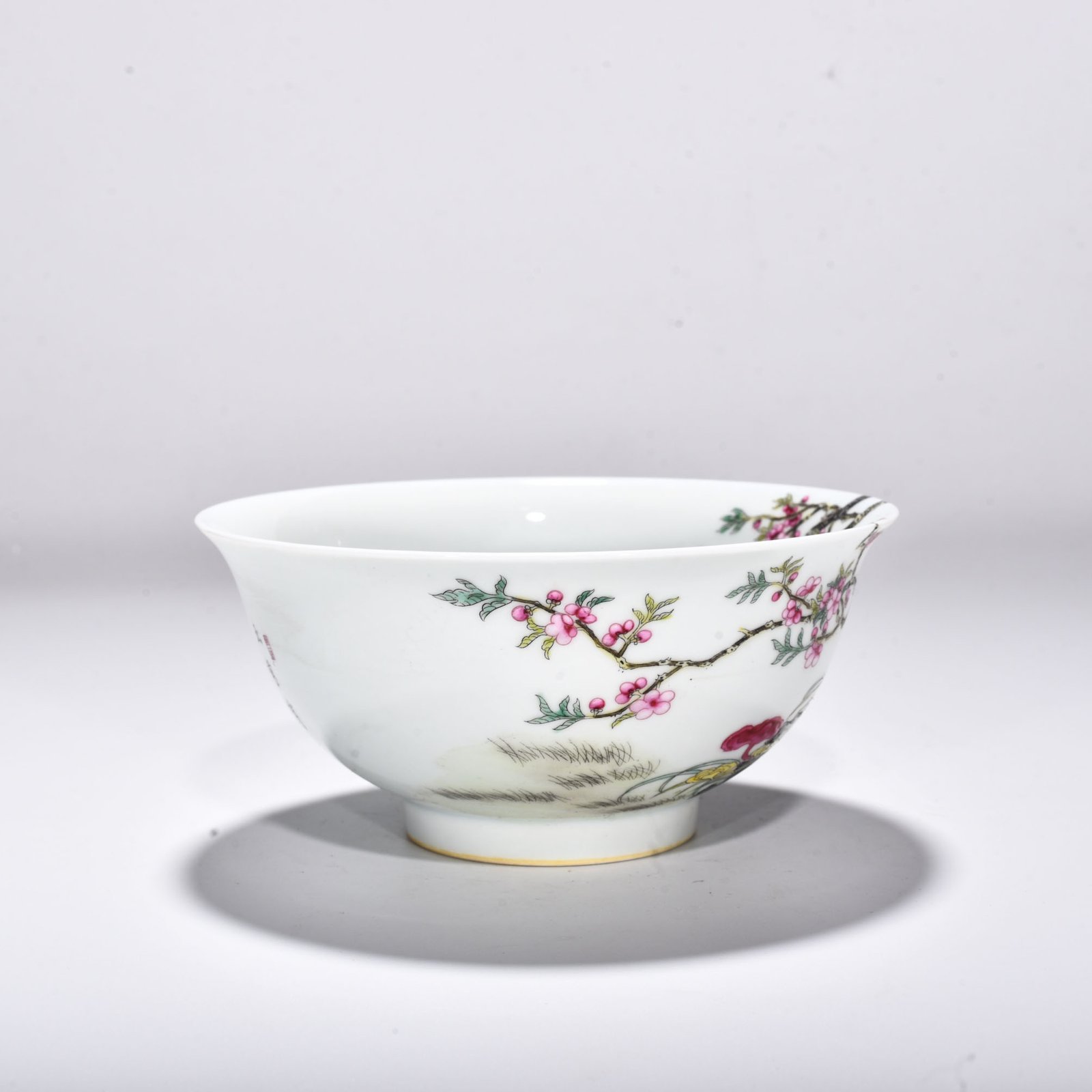 Qing Dynasty Yongzheng enamel Xinglin Chunyan bowl