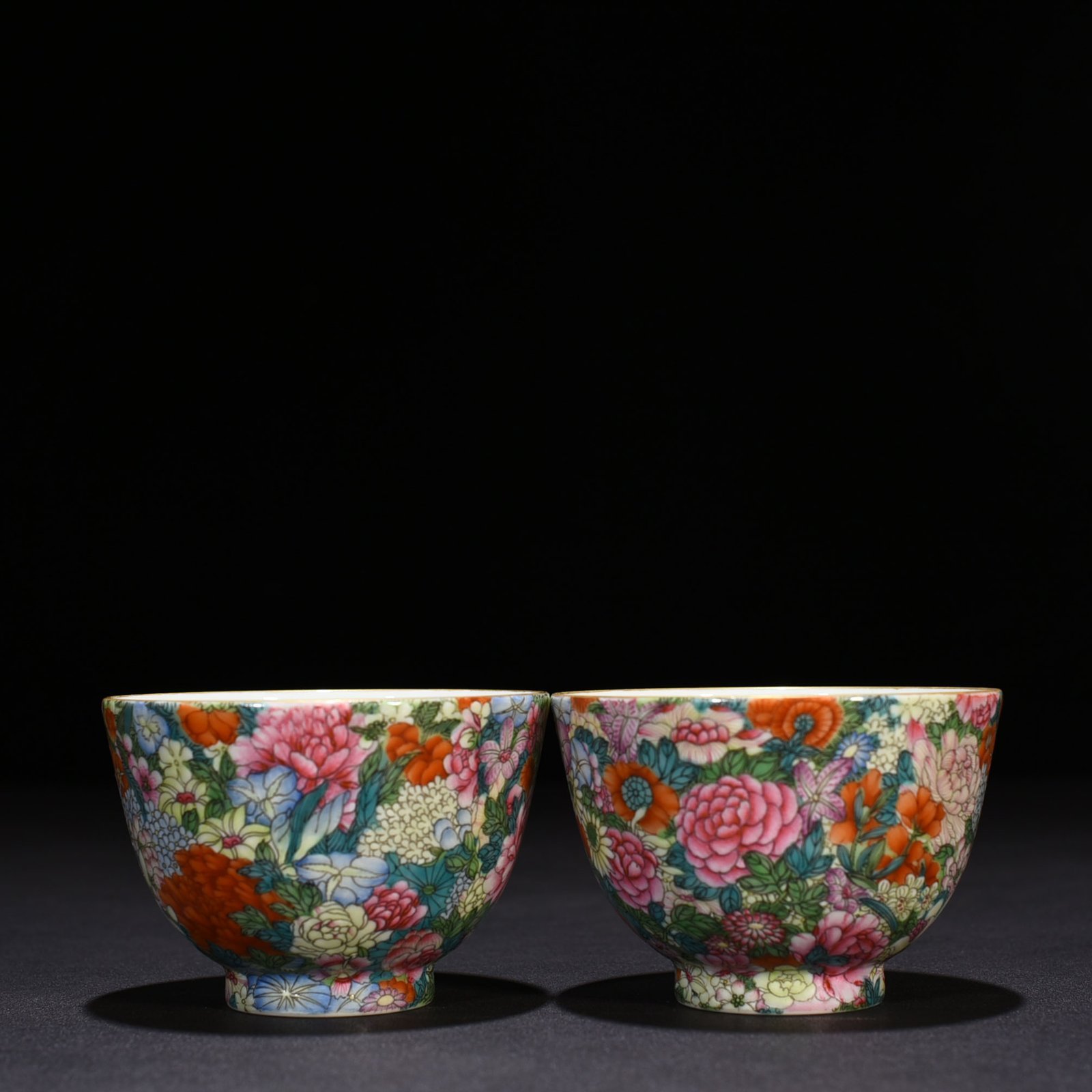 Qing Dynasty Yongzheng famille rose color cup