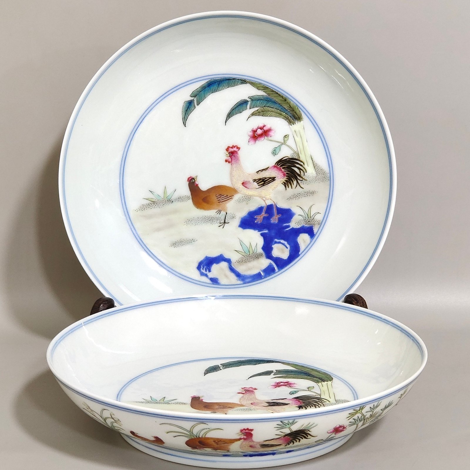 Qing Dynasty Qianlong Family fun and fortune plate