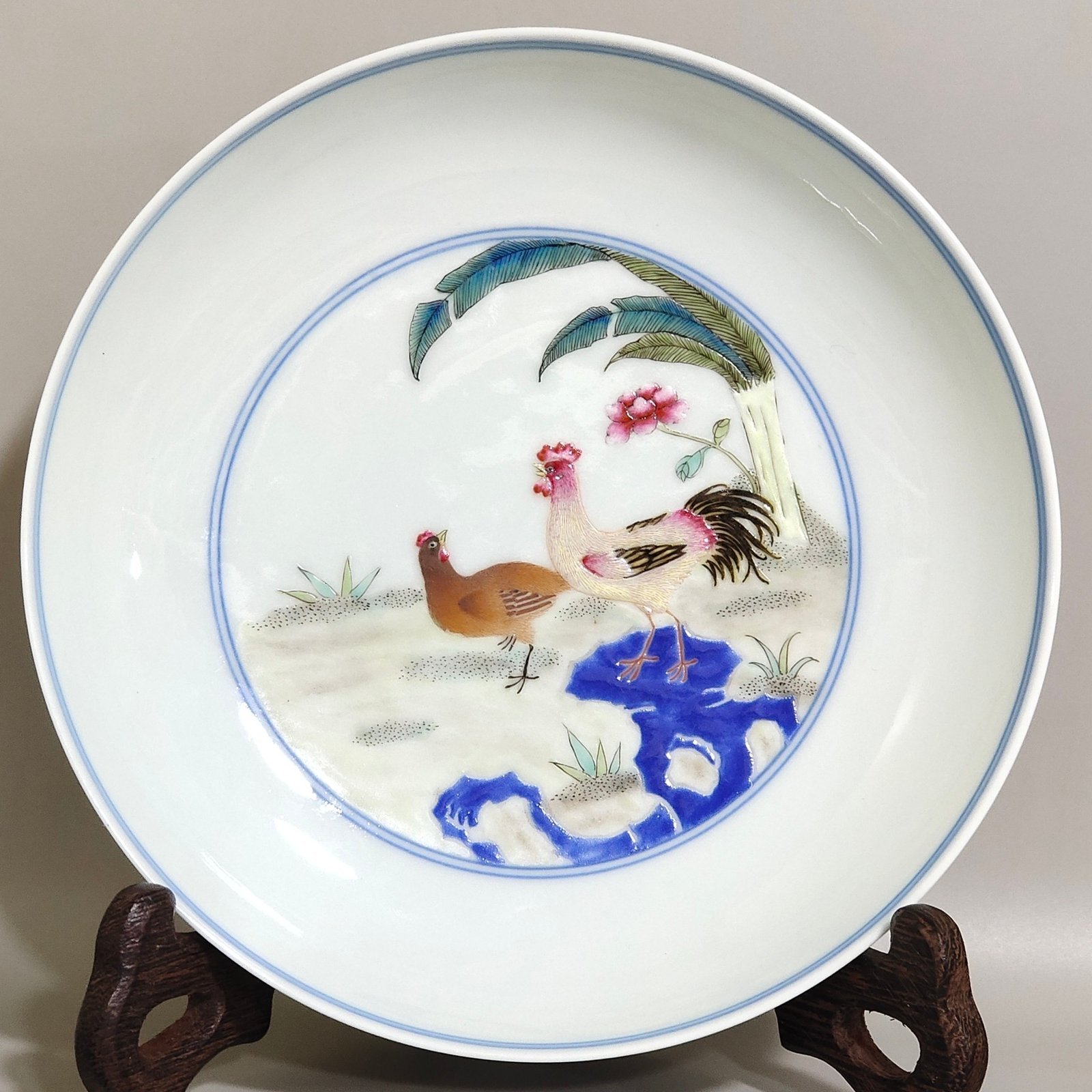 Qing Dynasty Qianlong Family fun and fortune plate
