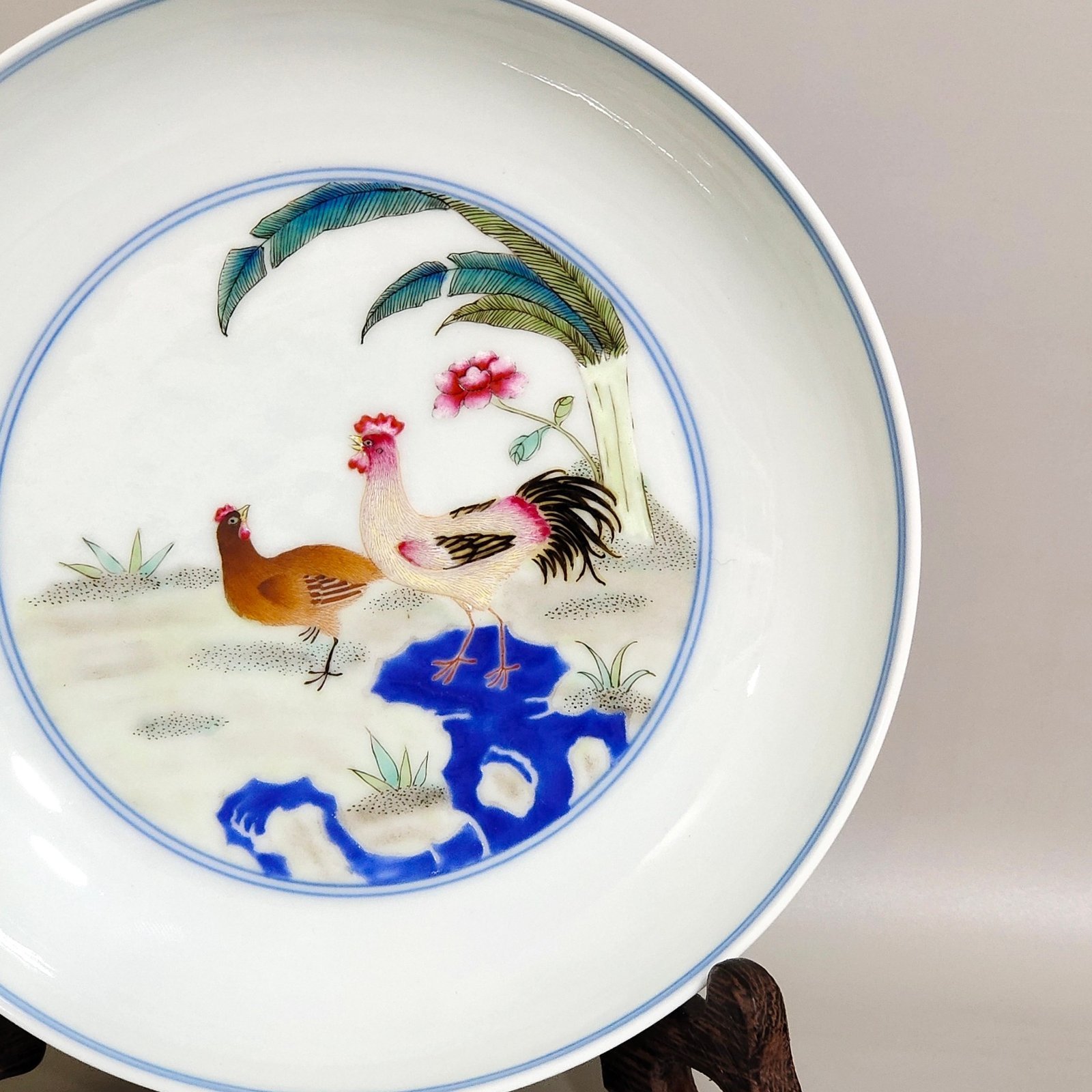 Qing Dynasty Qianlong Family fun and fortune plate