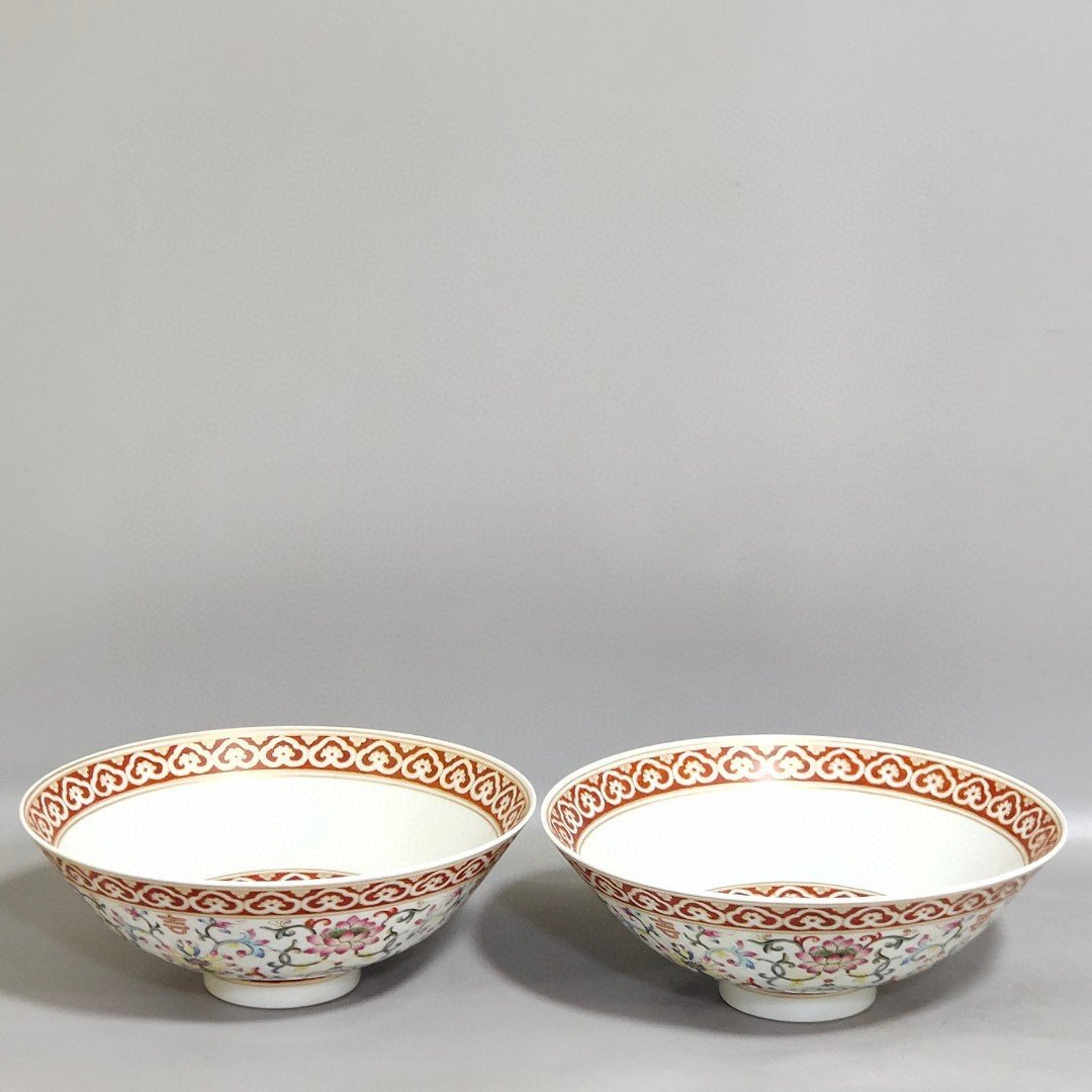 Qing Dynasty Qianlong A bamboo hat bowl with lotus leaves and red embroidery in gold