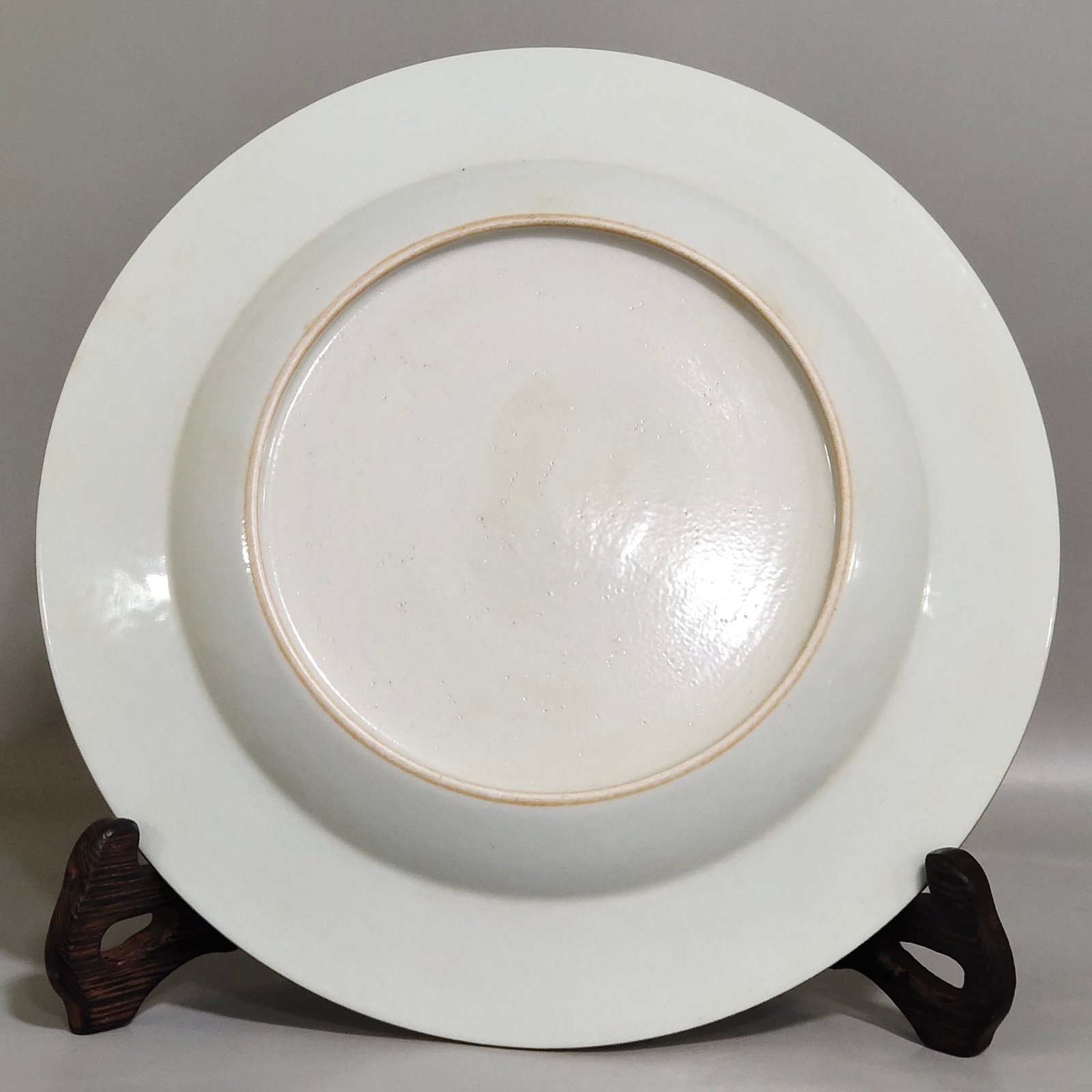 Qing Dynasty Overseas return and export character story plate