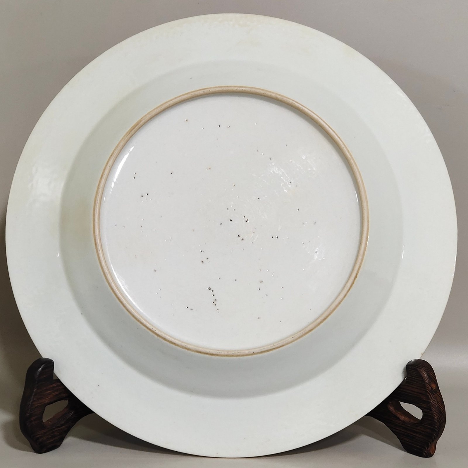Qing Dynasty Overseas return and export character story plate