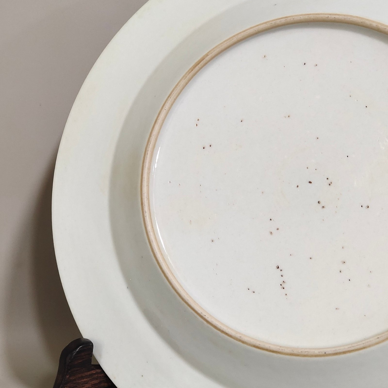 Qing Dynasty Overseas return and export character story plate