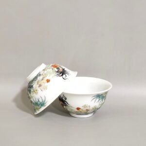 Qing Dynasty Qianlong family cup with good luck and great fortune