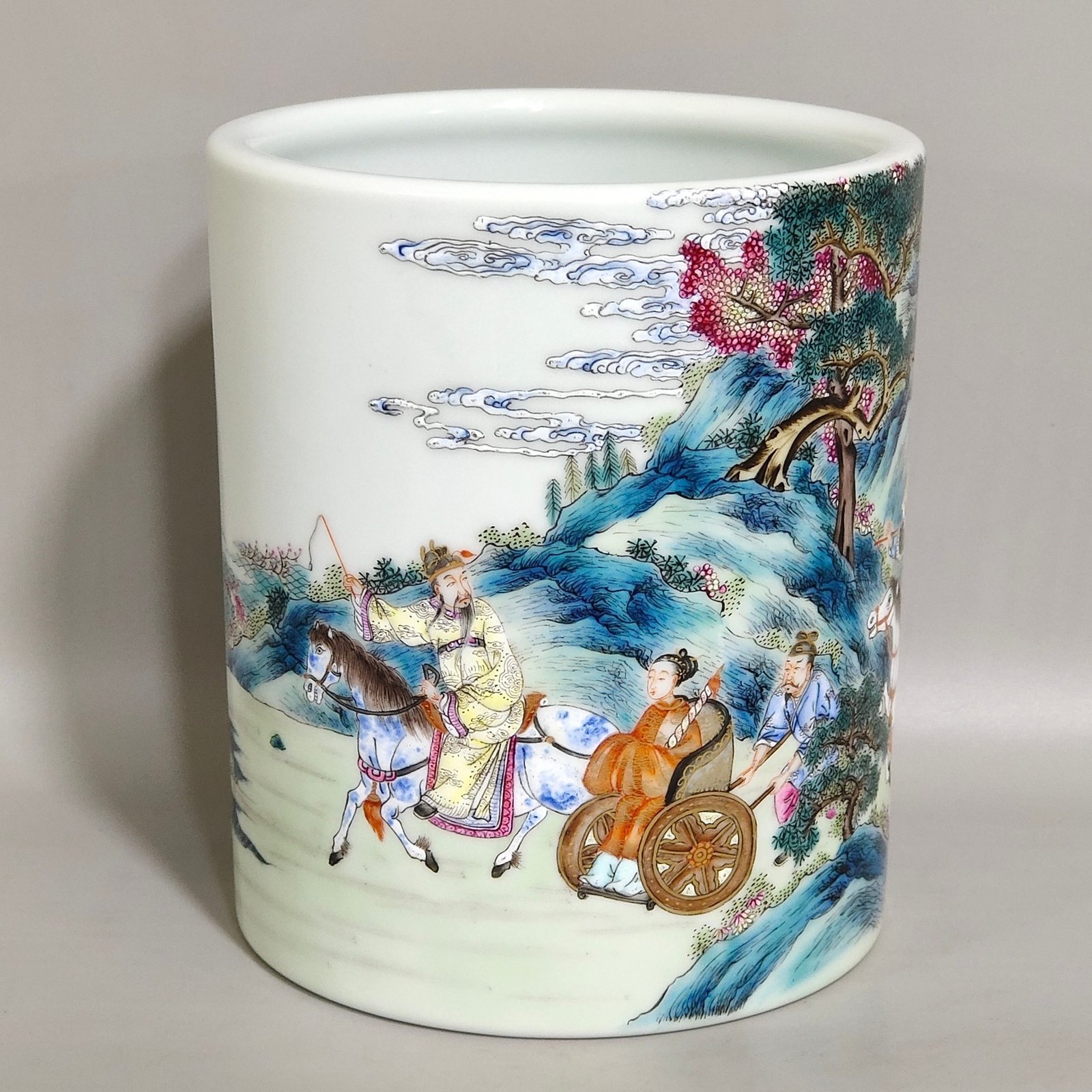 Qing Dynasty Qianlong Zhao Zilong’s Savior Pen Holder