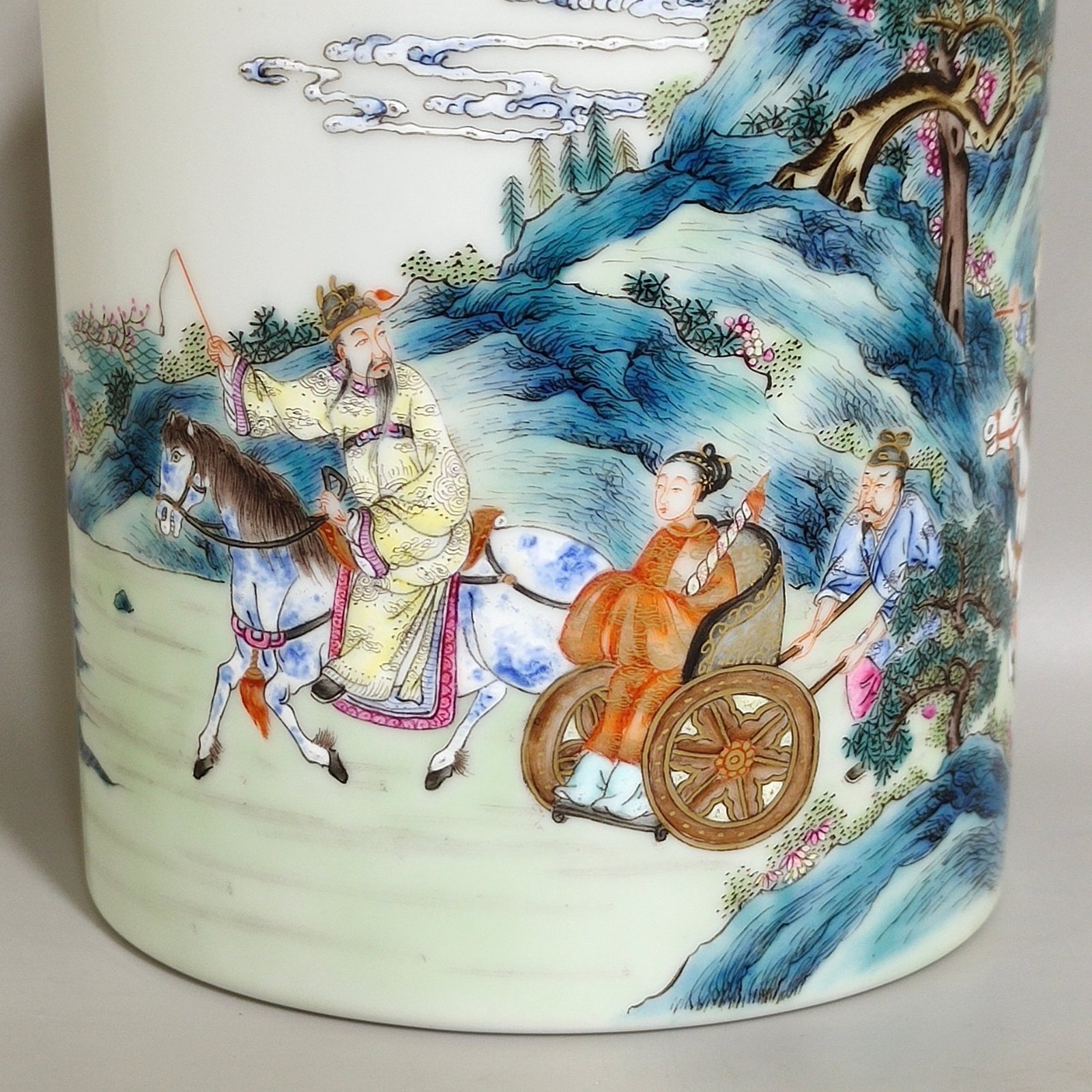 Qing Dynasty Qianlong Zhao Zilong’s Savior Pen Holder