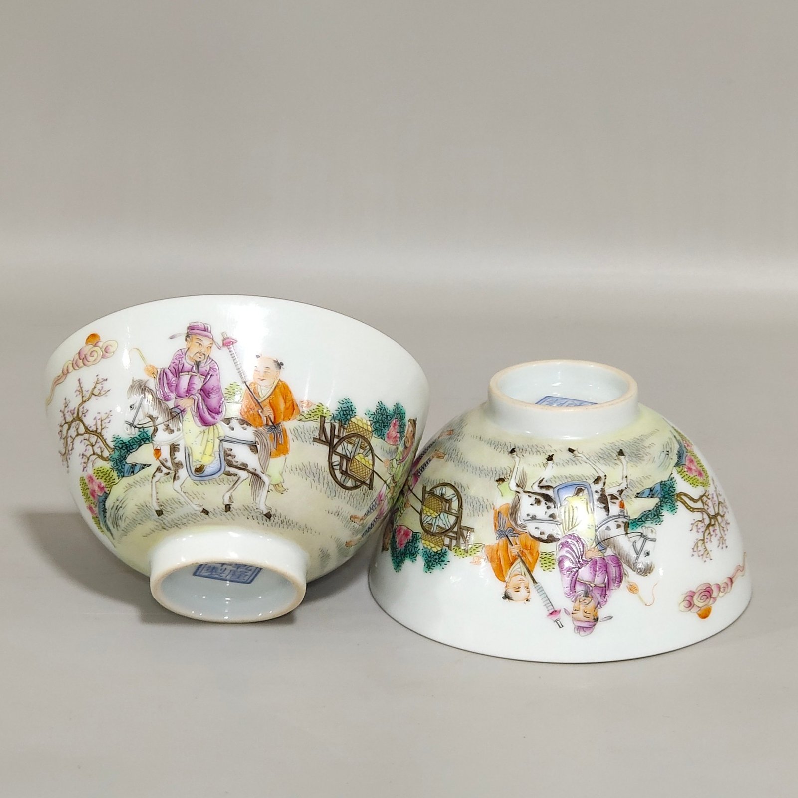 Qing Dynasty Qianlong ‘s character story story cup
