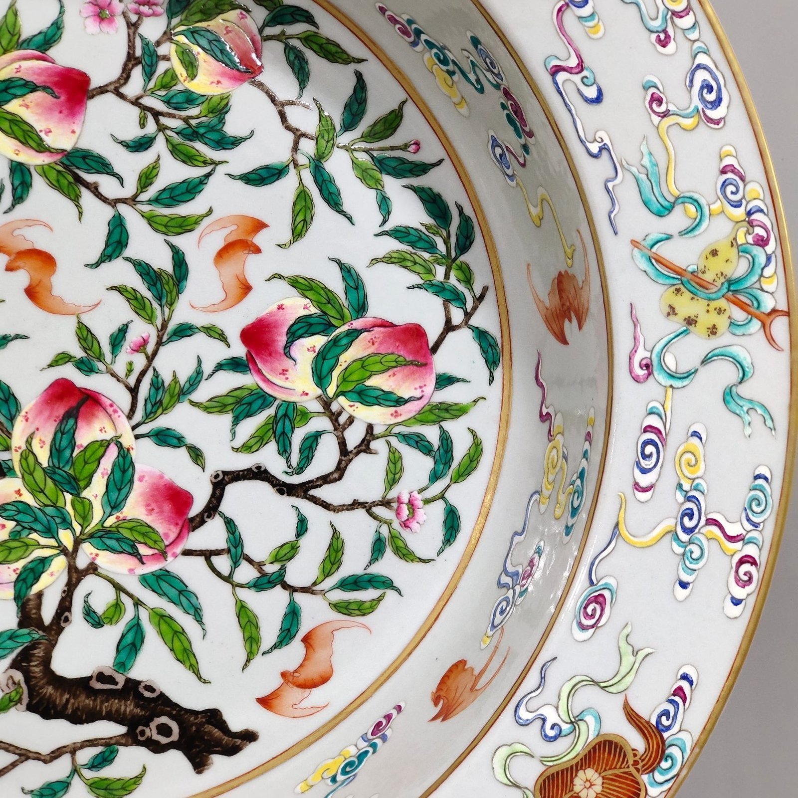 Qing Dynasty Qianlong Duofuduoshou washbasin