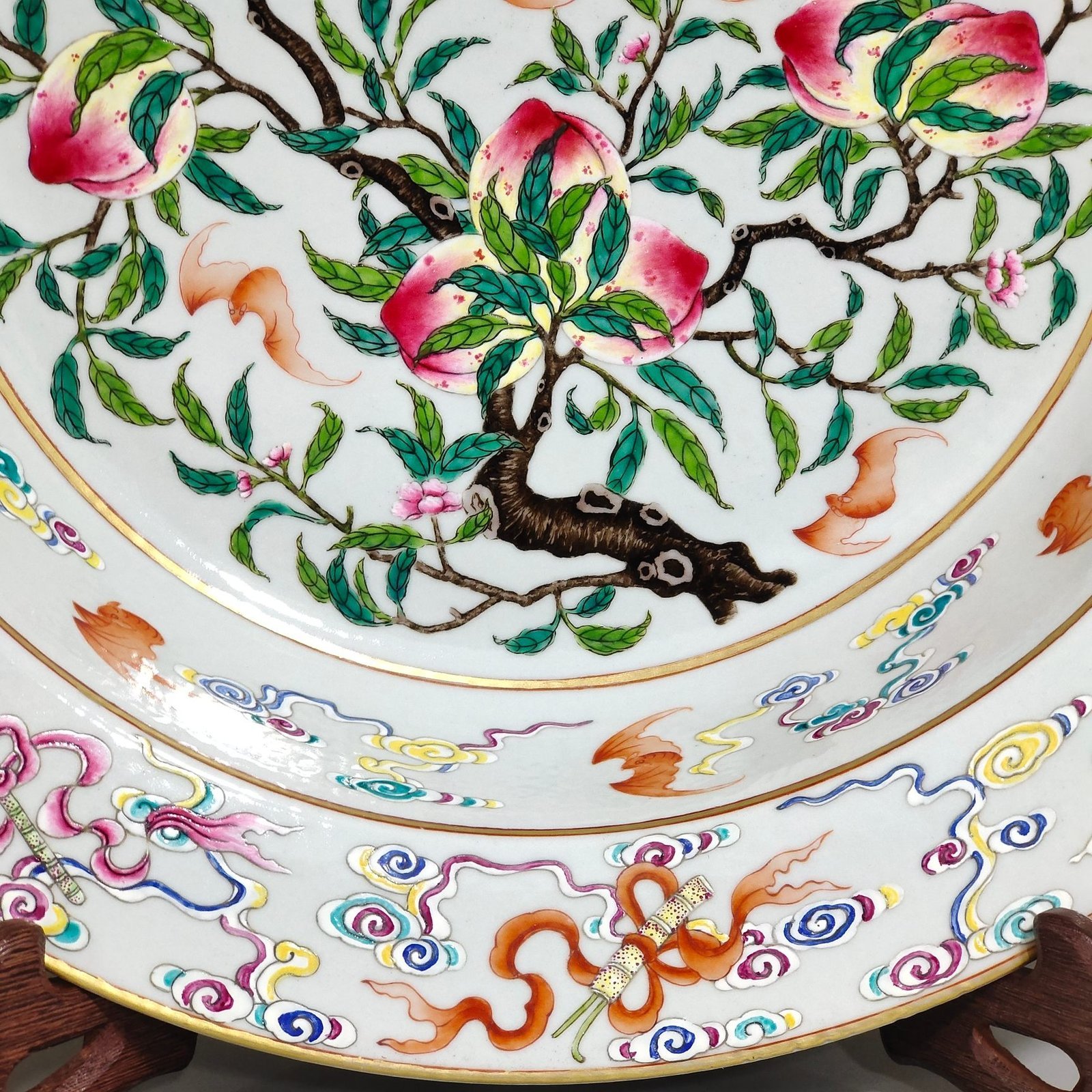 Qing Dynasty Qianlong Duofuduoshou washbasin