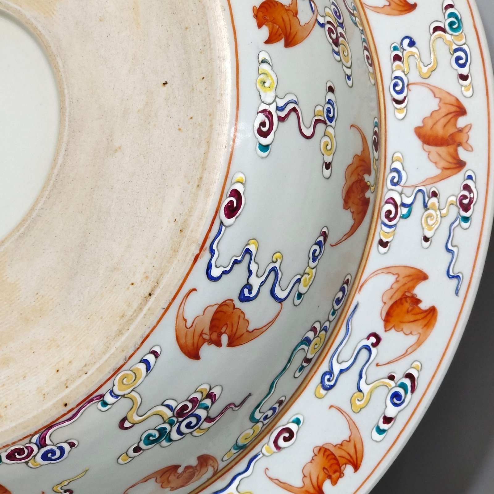 Qing Dynasty Qianlong Duofuduoshou washbasin
